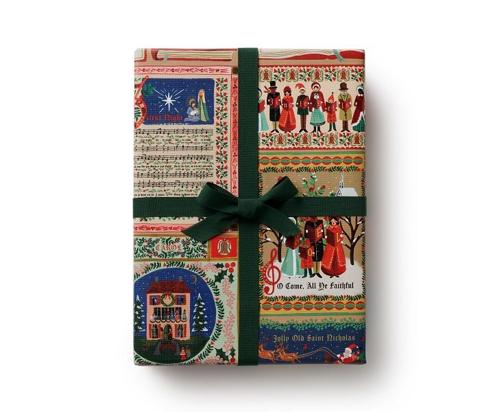 美國 RIFLE PAPER Holiday 包裝紙/ 捲/ Christmas Carols