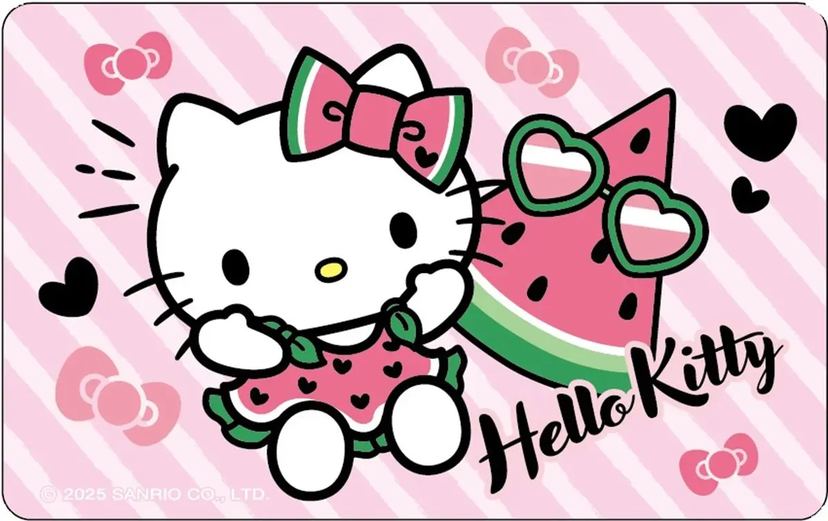 三麗鷗好吃西瓜SuperCard悠遊卡/ HELLO KITTY【委託代銷】