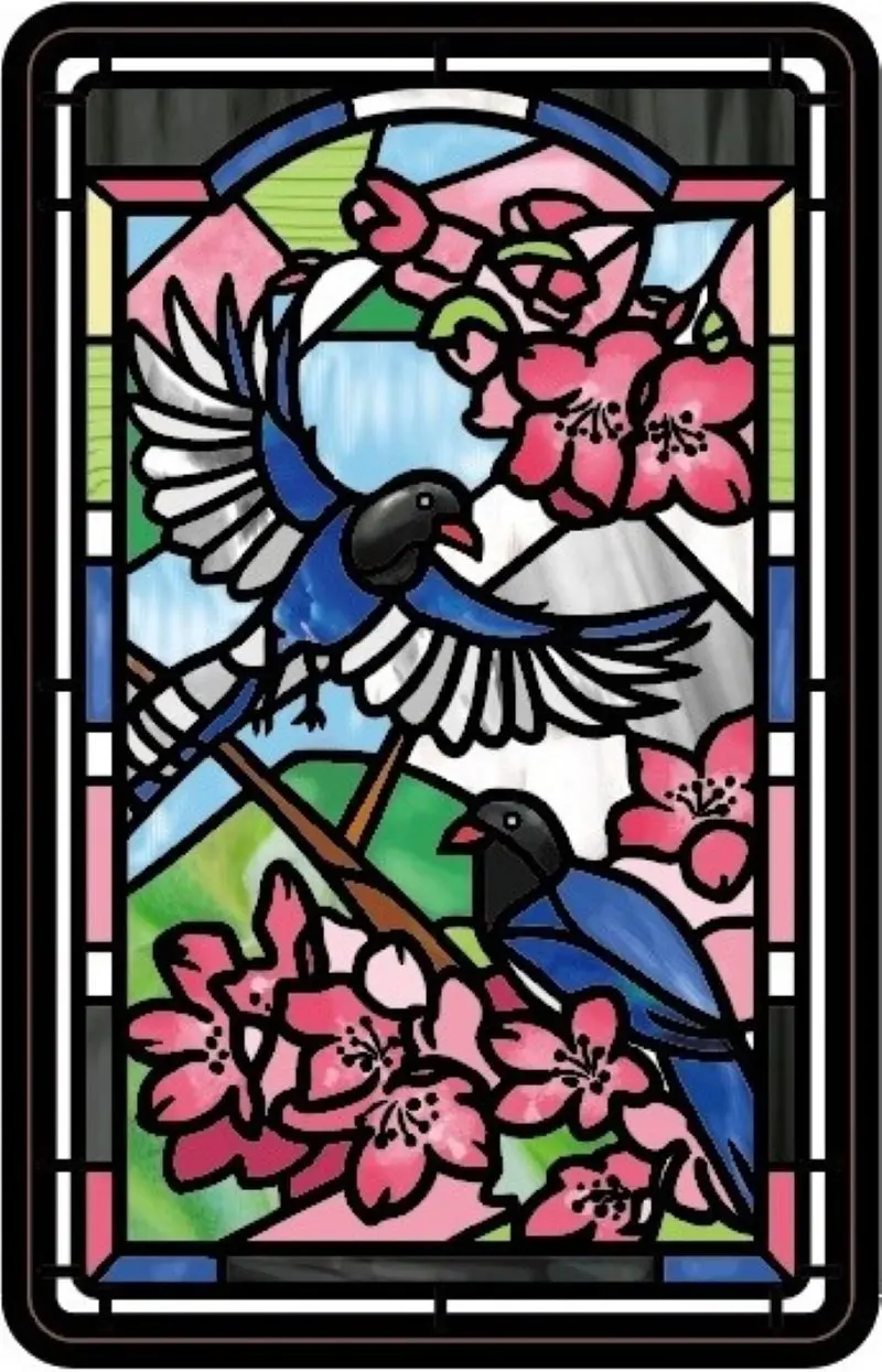 老屋顏鑲嵌玻璃系列SuperCard悠遊卡/ 臺灣藍鵲【委託代銷】