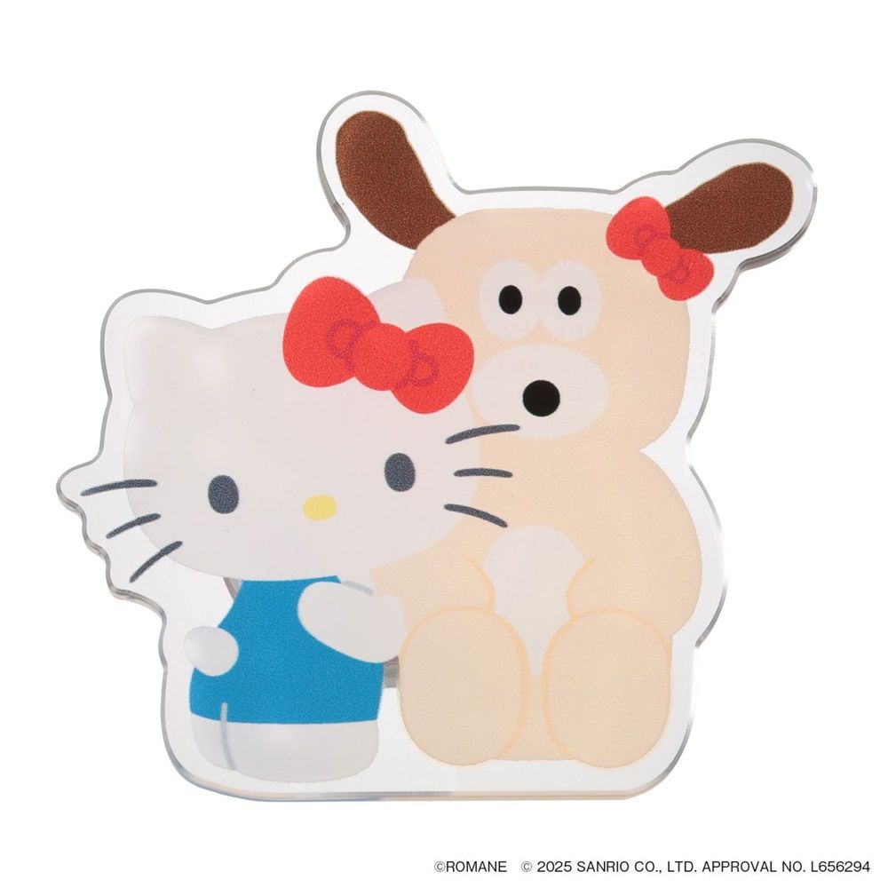 日本 MARK'S Brunch Brother X Sanrio 壓克力夾/ 小狗 X Hello Kitty