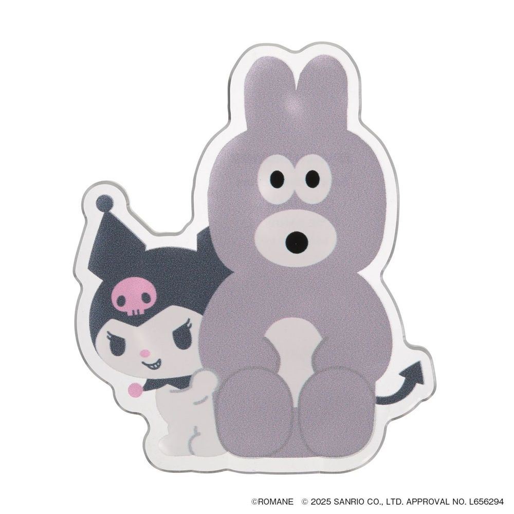 日本 MARK'S Brunch Brother X Sanrio 壓克力夾/ 兔子 X Kuromi