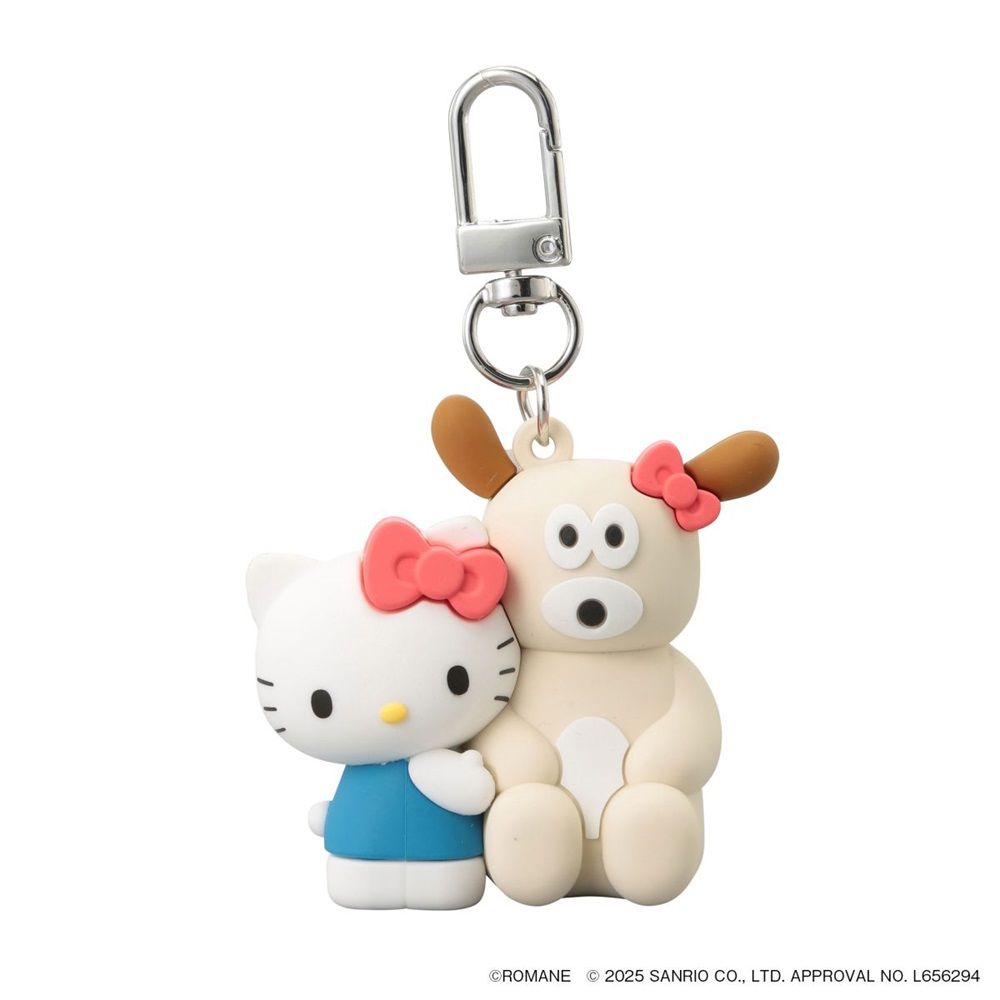 日本 MARK'S Brunch Brother X Sanrio PVC吊飾/ 小狗 X Hello Kitty