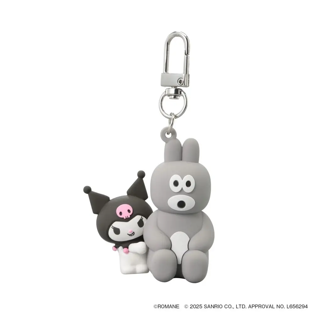 日本 MARK'S Brunch Brother X Sanrio PVC吊飾/ 兔子 X Kuromi