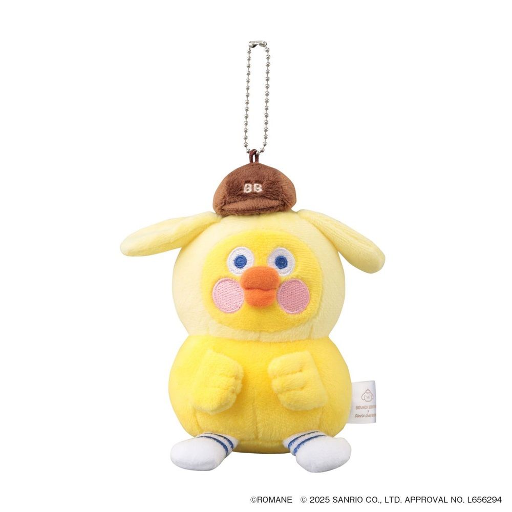 日本 MARK'S Brunch Brother X Sanrio 吊飾玩偶/ 鴨子 X 布丁狗