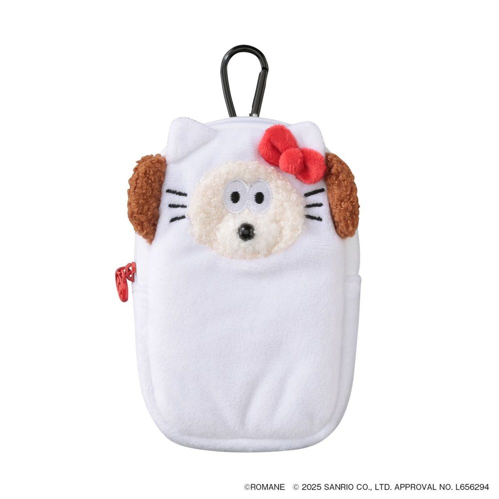 日本 MARK'S Brunch Brother X Sanrio 壓克力立牌收納袋/ 小狗 X Hello Kitty