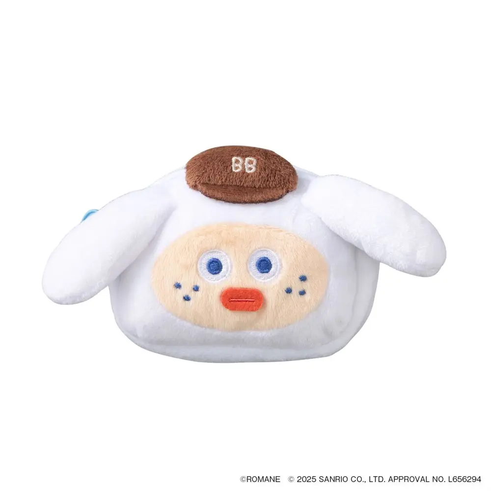 日本 MARK'S Brunch Brother X Sanrio 臉臉收納袋/ 吐司 X 大耳狗喜拿