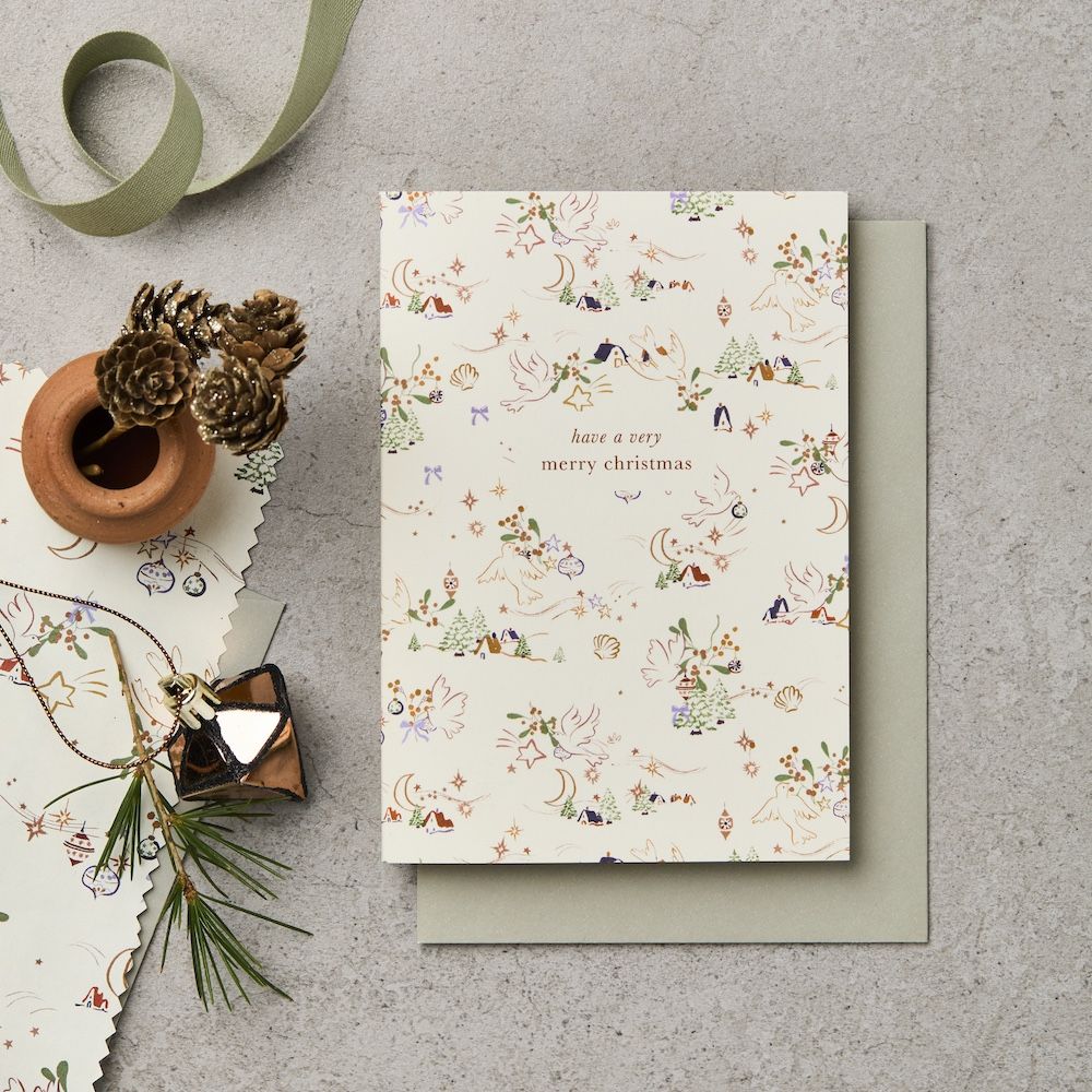 英國 Katie Leamon 聖誕卡/ Heirloom Christmas/ L&L Christmas Light