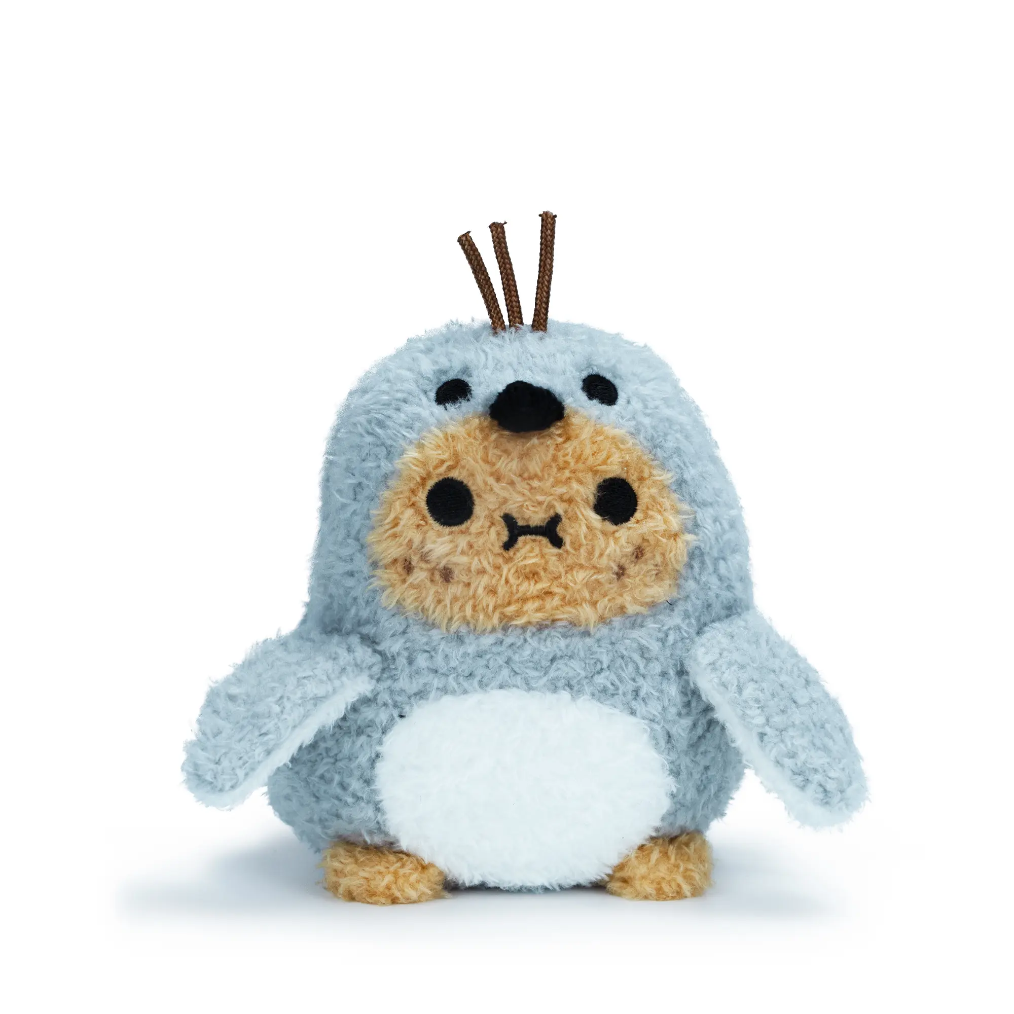英國noodoll 迷你坐姿毛絨玩偶/ Ricespud Penguin