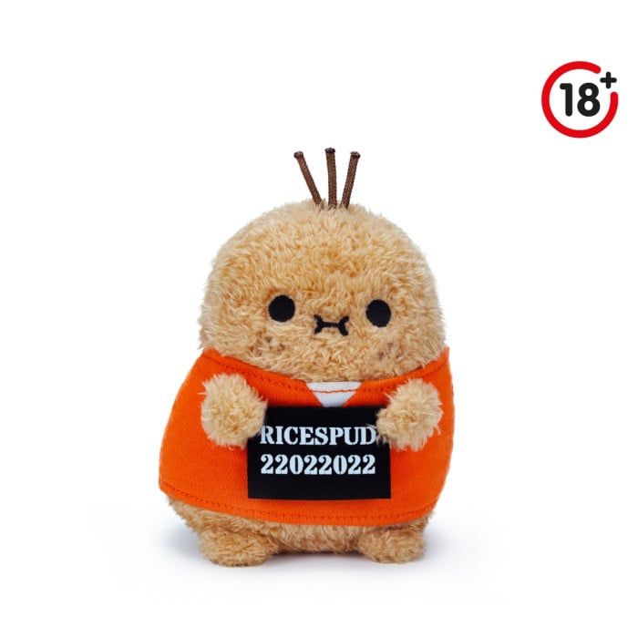 英國noodoll 迷你坐姿毛絨玩偶/ Ricespud Inmate