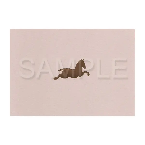 【誠品獨家】日本 7 days cards 新年明信片/ 馬/ 燙金
