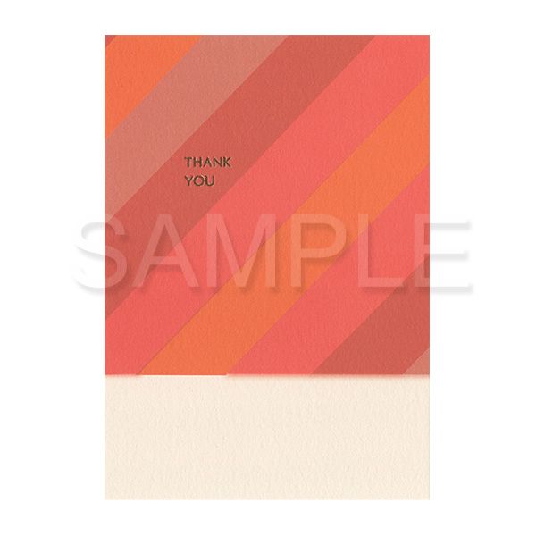 【誠品獨家】日本 7 days cards 明信片/ Thank You/ 紅