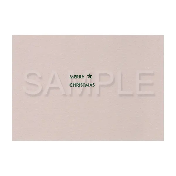 【誠品獨家】日本 7 days cards 聖誕明信片/ Merry Christmas/ 星星/ 綠箔