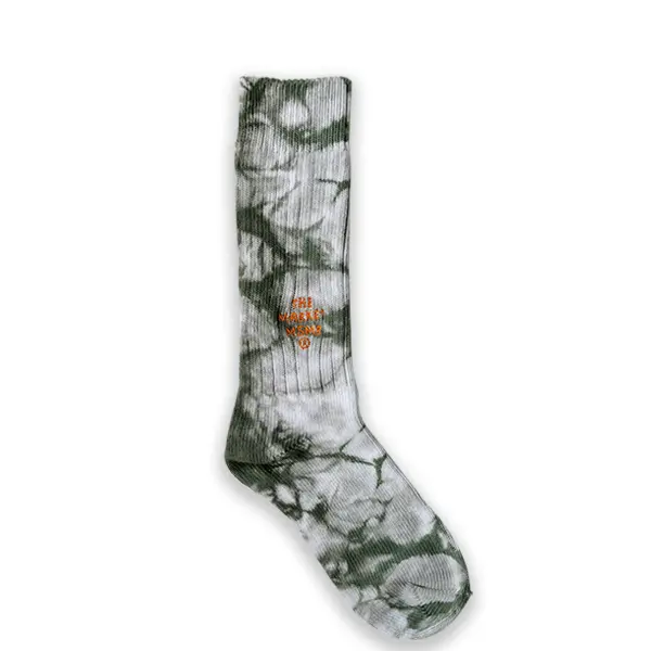 韓國 MSMR 中筒襪/ Flow Deyd Crew Socks/ 卡其/ 禮物套組