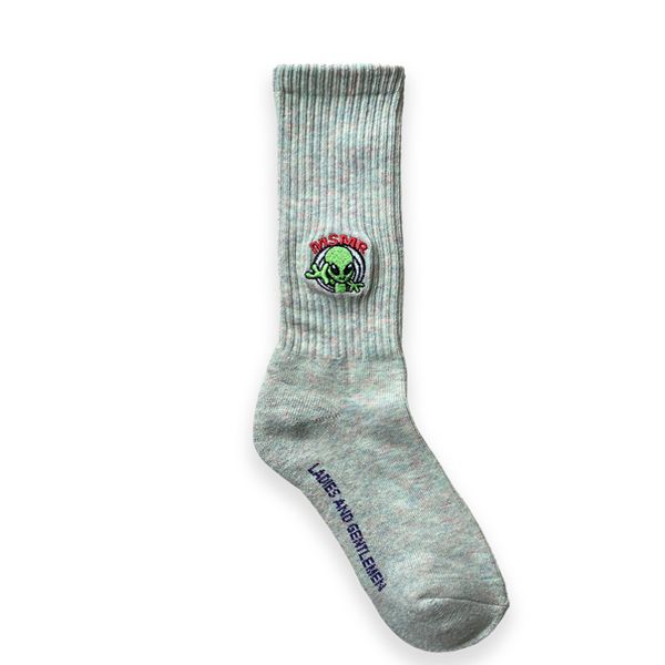 韓國 MSMR 中筒襪/ Alien Crew socks/ 綠色系/ 禮物套組
