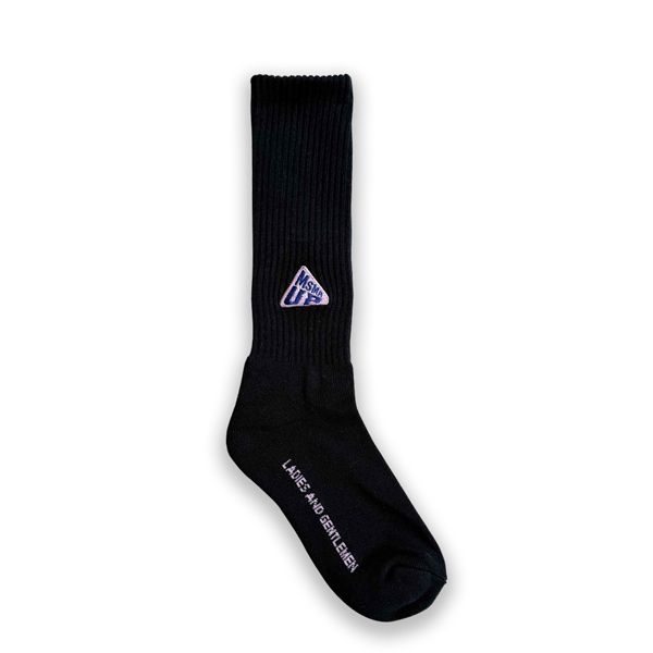 韓國 MSMR 中筒襪/ UP Logo Crew Socks/ 黑/ 禮物套組