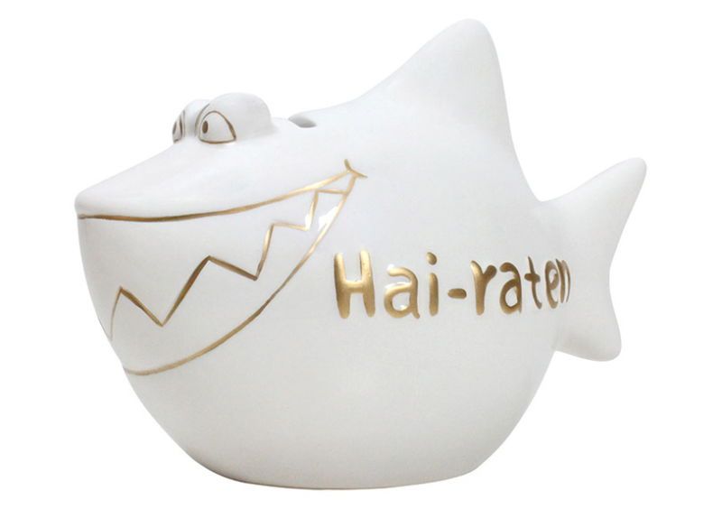 德國 KCG 鯊魚存錢筒/ 小/ 結婚小鯊魚