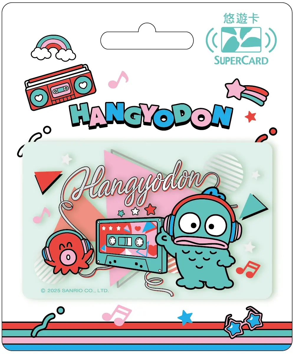 三麗鷗街頭音樂SuperCard悠遊卡/ 人魚漢頓/ 透明【委託代銷】