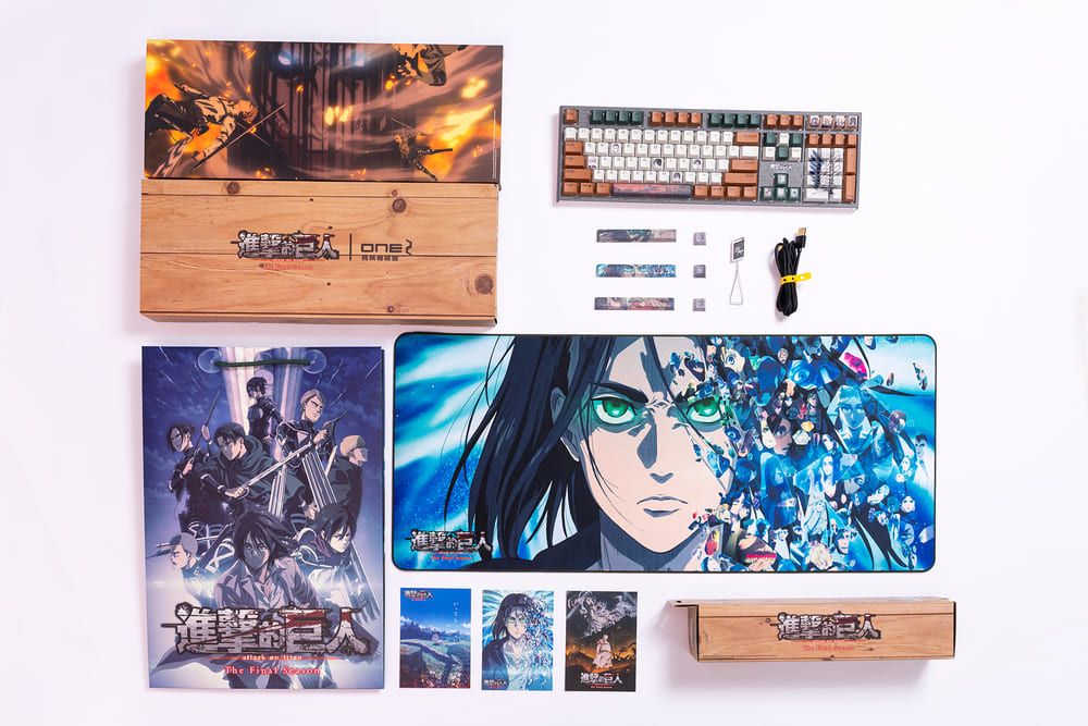 木棉花機械鍵盤套組/ 進擊的巨人