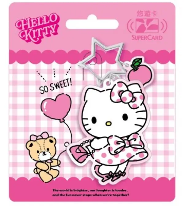 Hello Kitty Pop style SuperCard造型悠遊卡/ 名媛風【委託代銷】