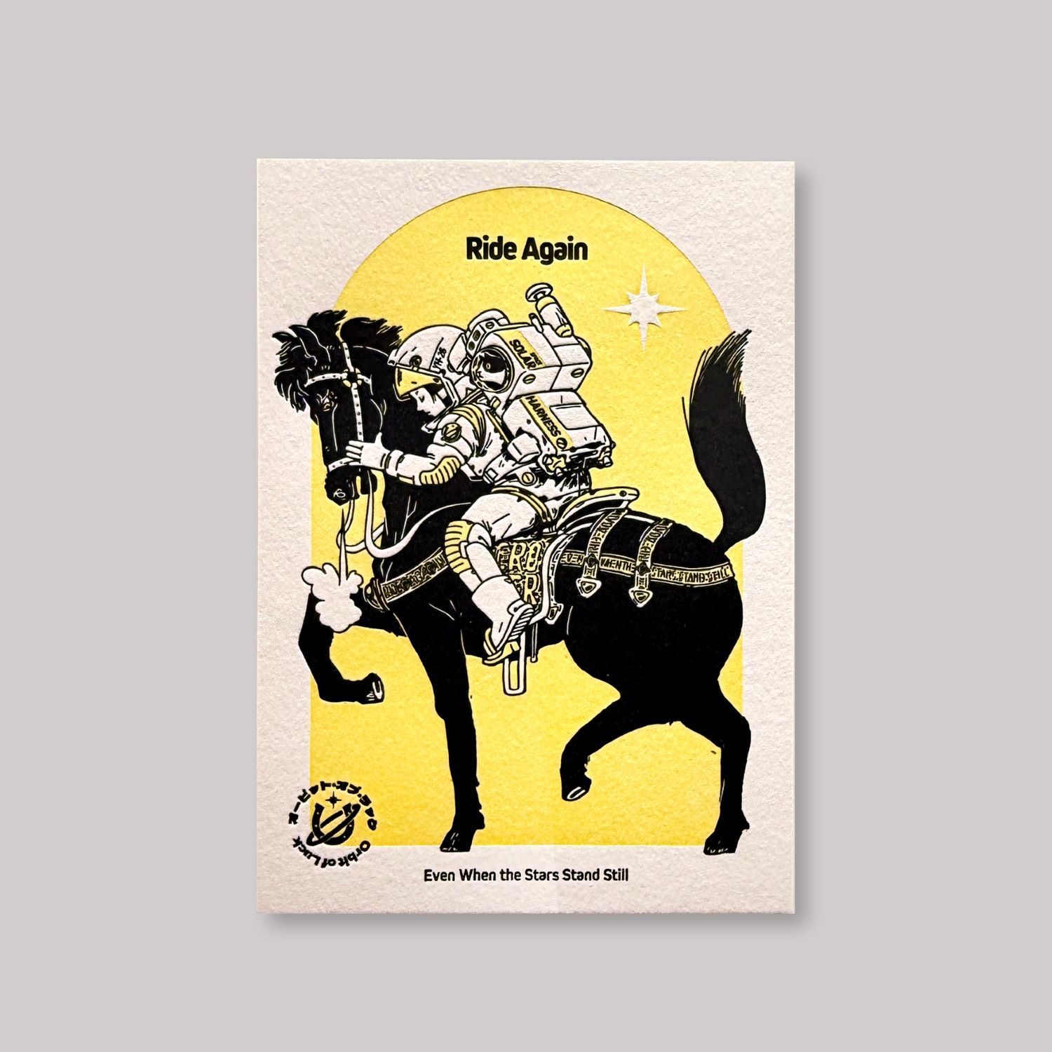 PAPERWORK Croter活版印刷明信片/ Ride Again