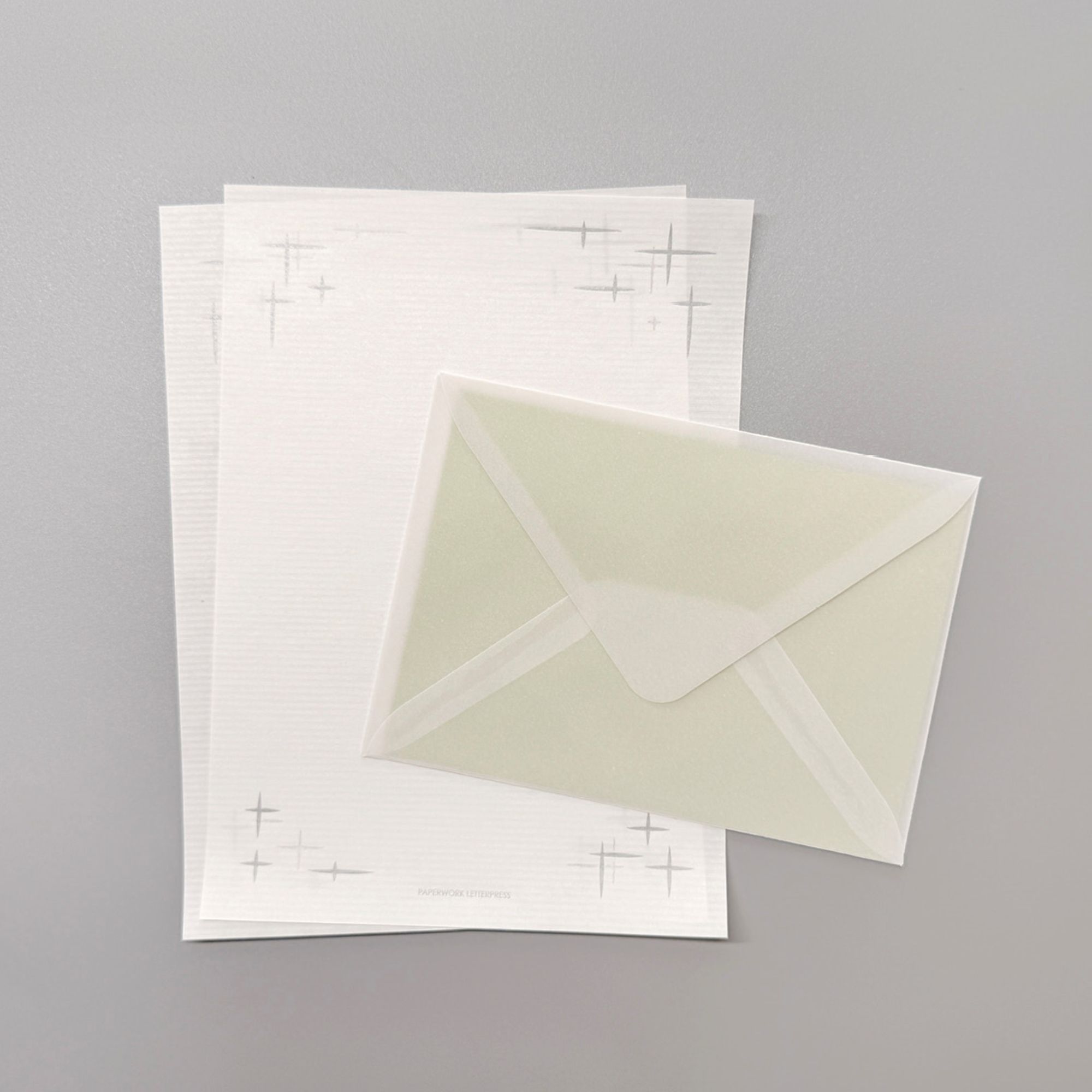 PAPERWORK微光信紙組/ 十字星