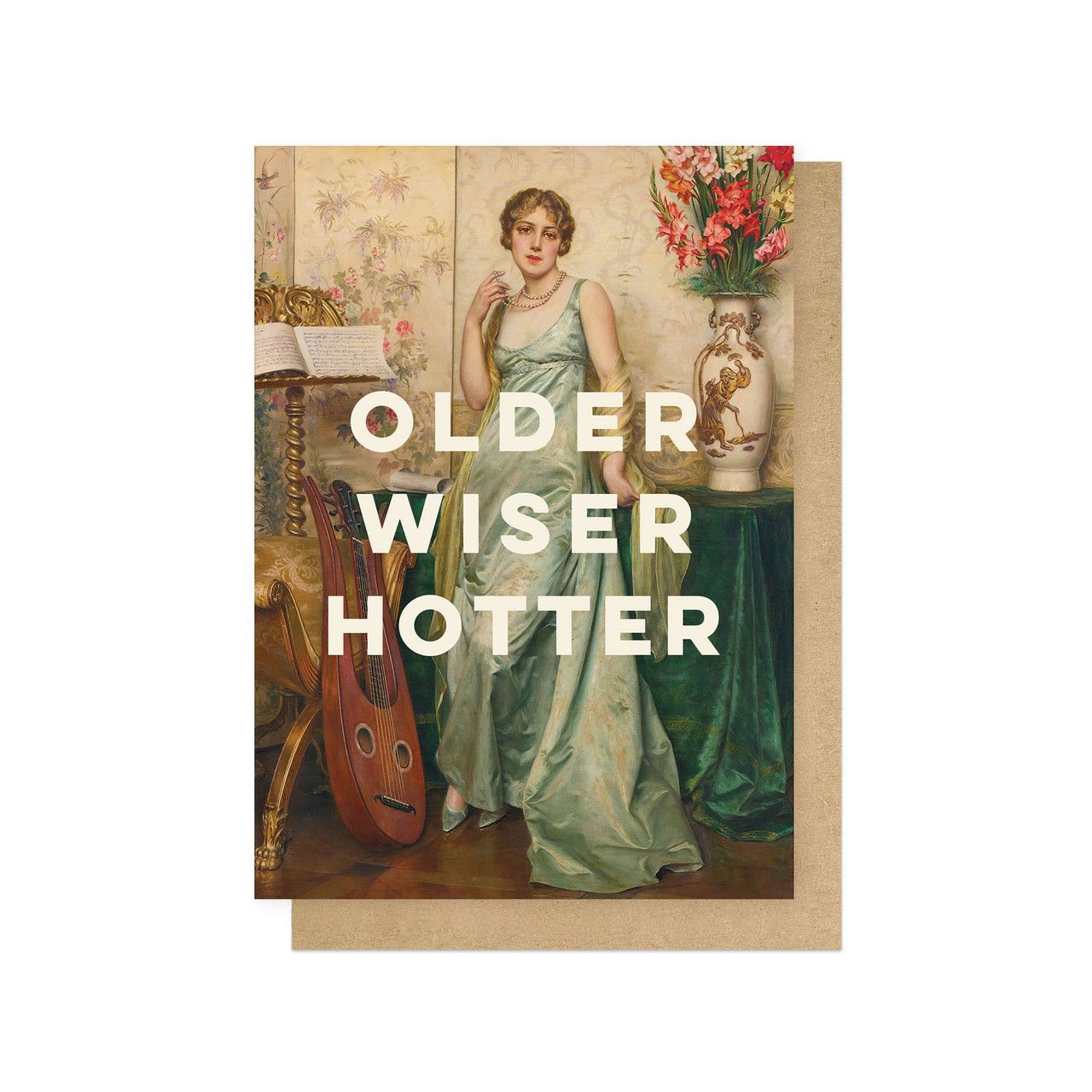 英國EAST END PRINTS 生日卡/ Oh Fine! Art/ Older Wiser Hotter
