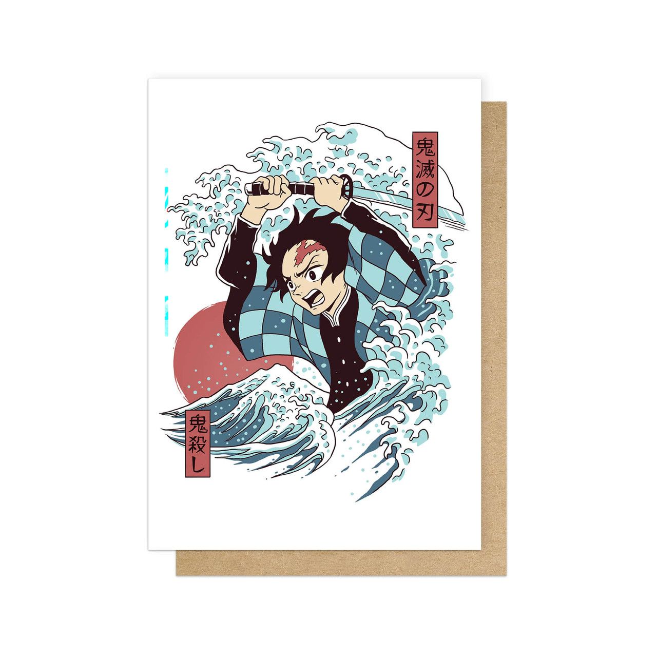 英國EAST END PRINTS 萬用卡/ Vincent Trinidad/ Demon Slayer Ukiyo-e