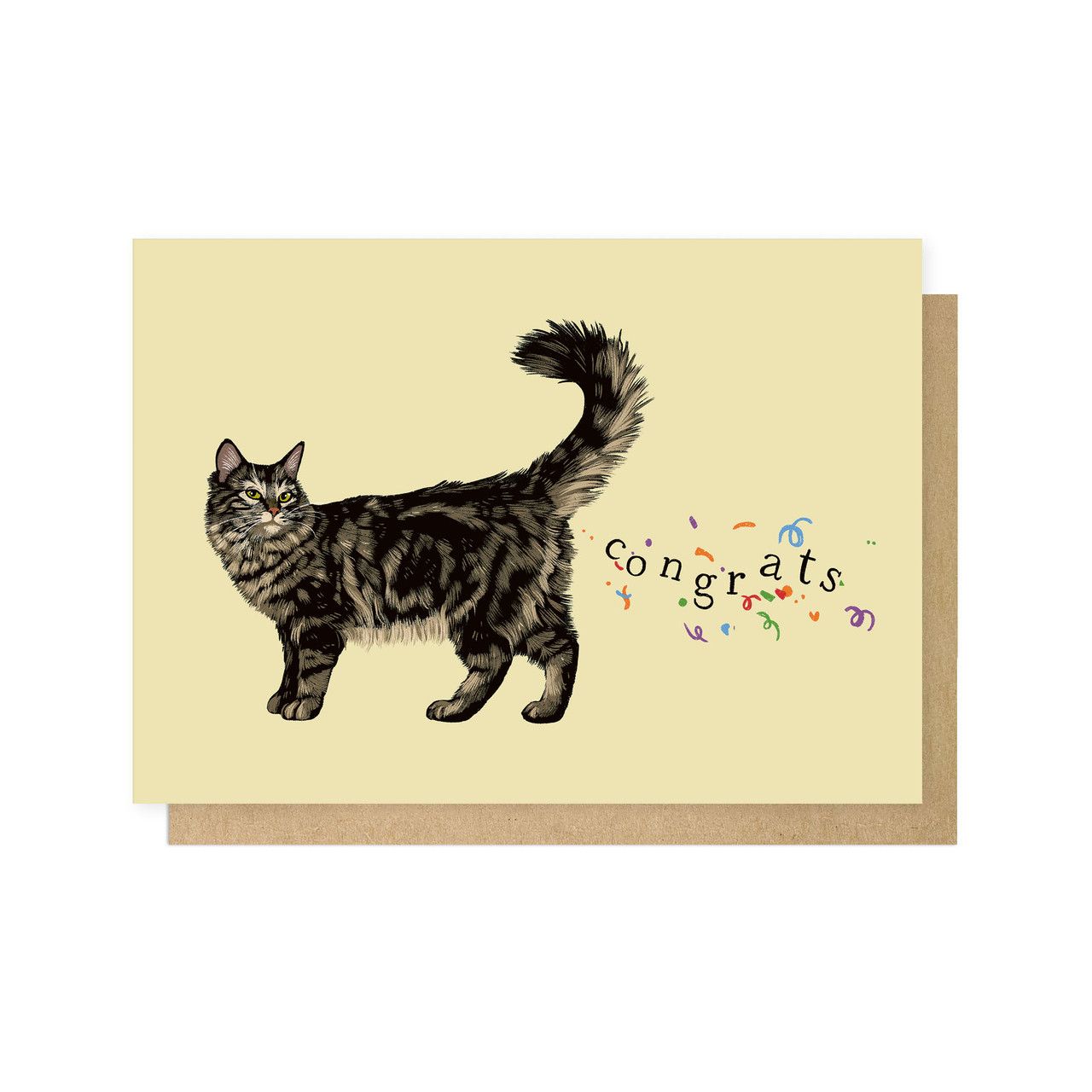 英國EAST END PRINTS 萬用卡/ Alissa Levy/ Congrats Cat