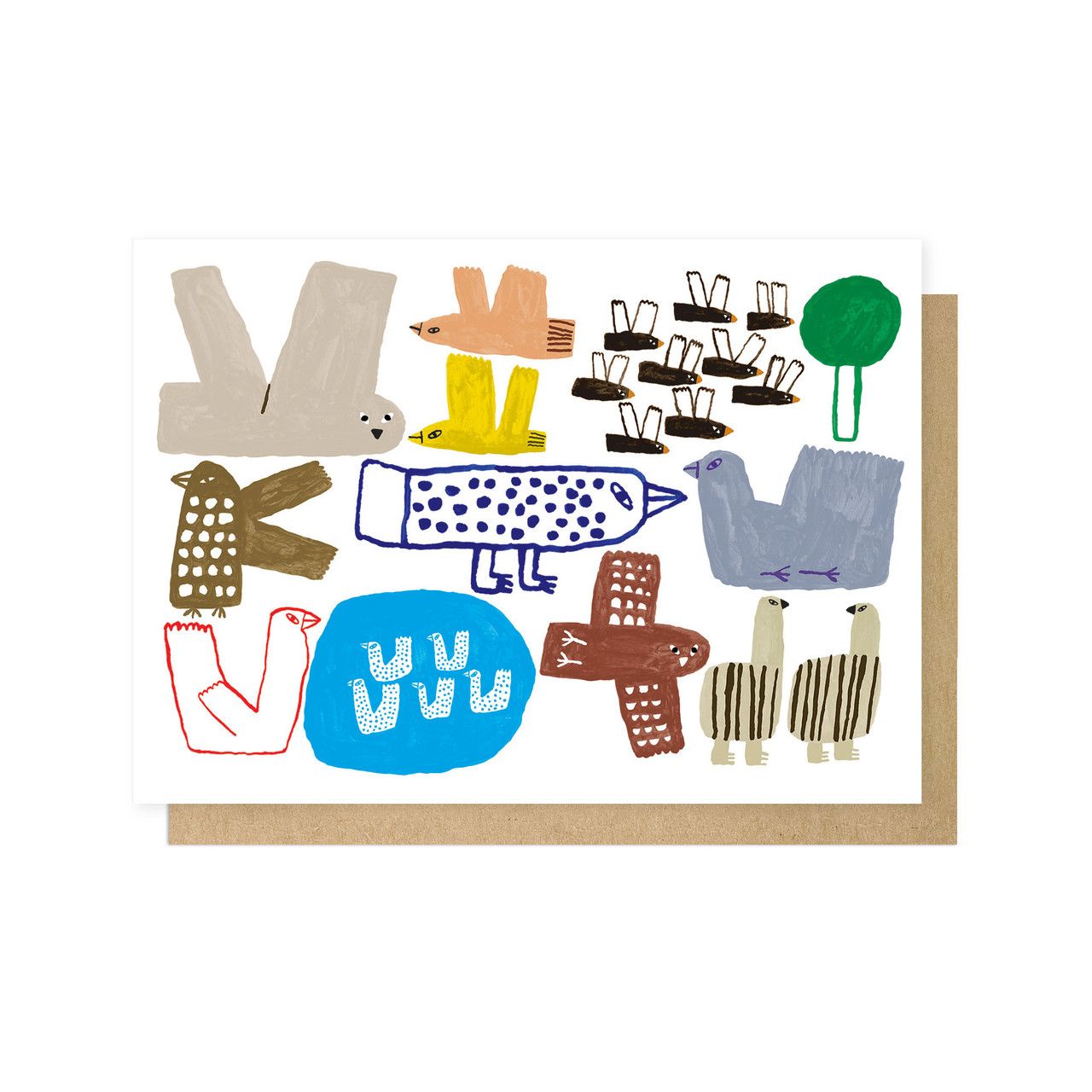 英國EAST END PRINTS 萬用卡/ Min Pin/ Bird Farm