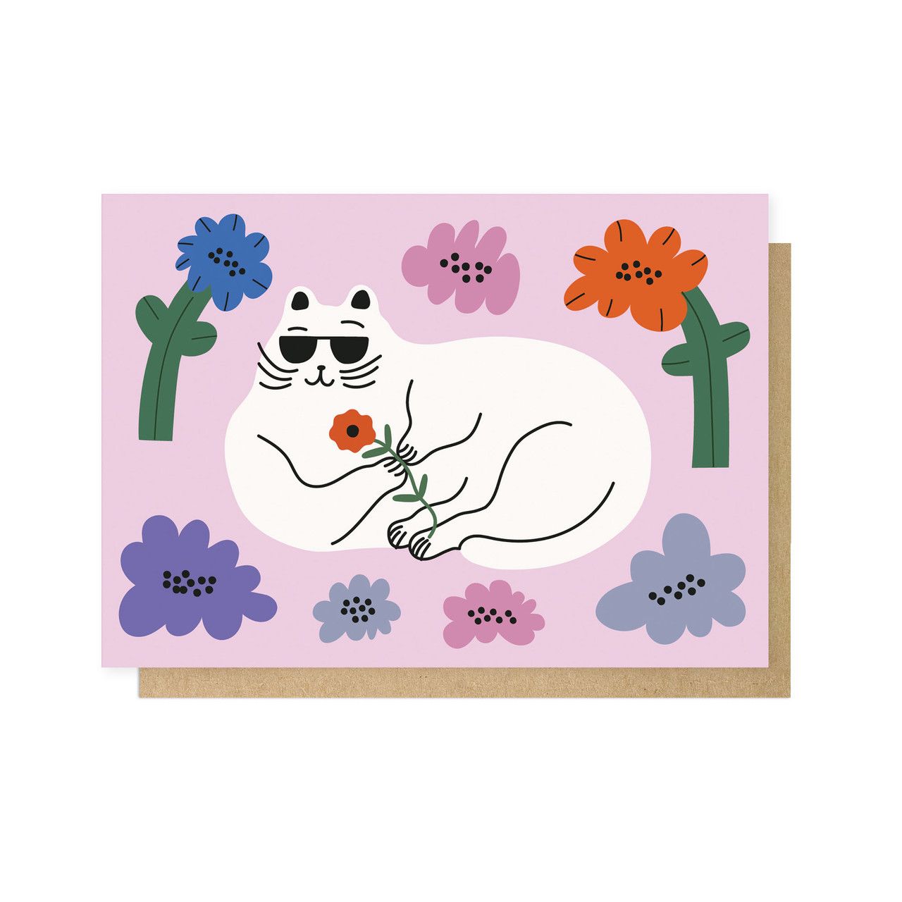 英國EAST END PRINTS 萬用卡/ Seekprint/ Picnic Cat