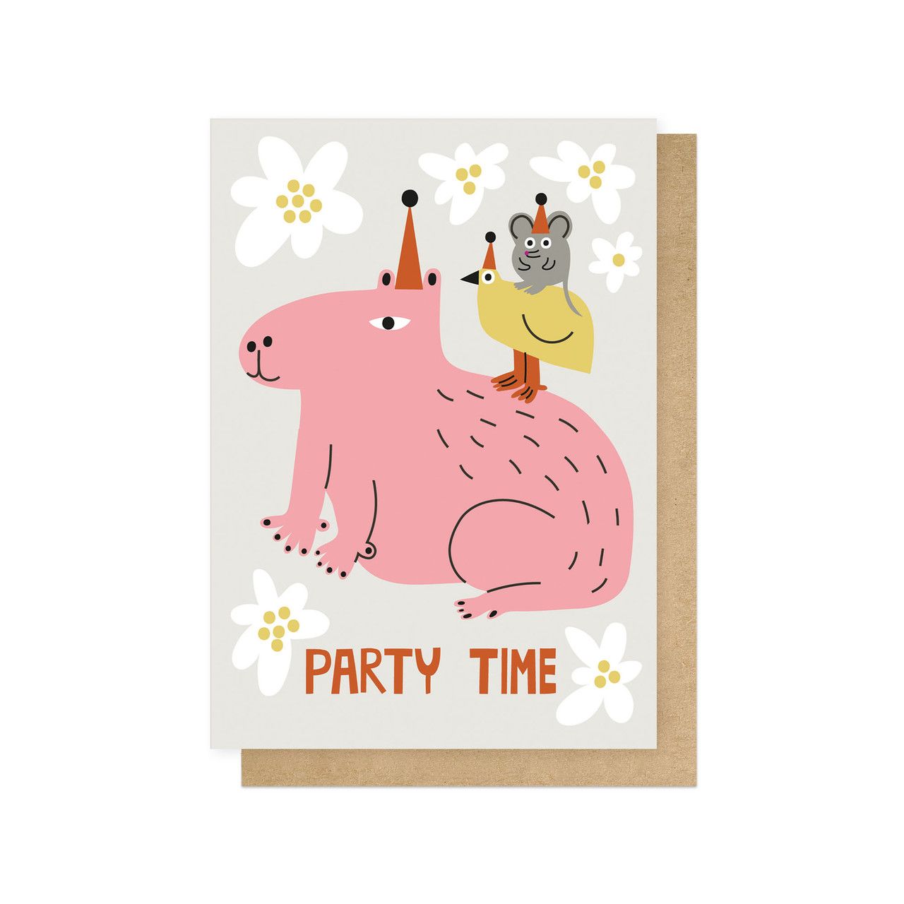 英國EAST END PRINTS 萬用卡/ Seekprint/ Party Capybara