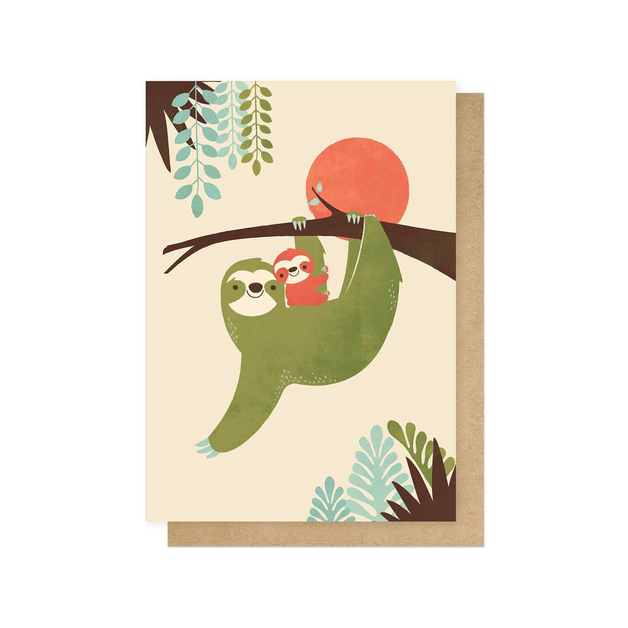 英國EAST END PRINTS 萬用卡/ Jay Fleck/ Mama Sloth