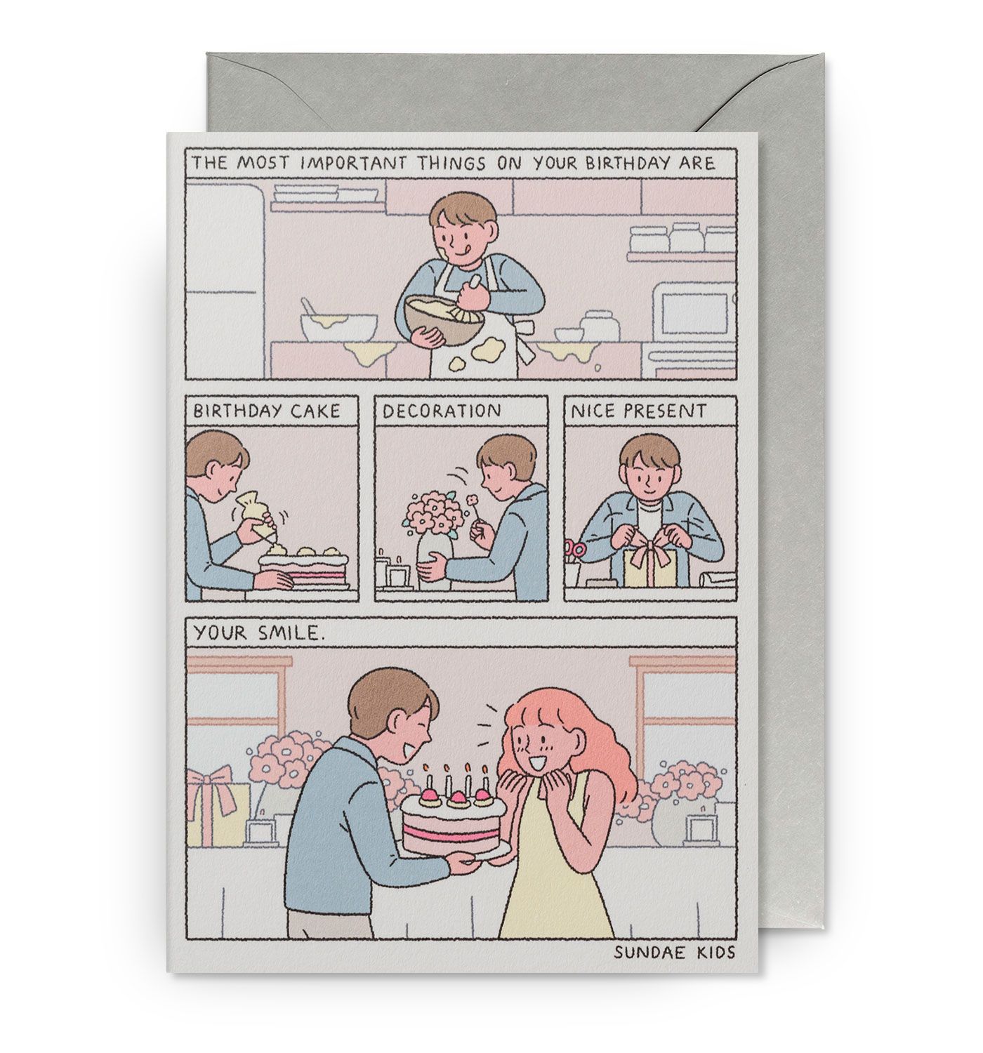 英國 LAGOM DESIGN 生日卡/ Sundae Kids/ Birthday