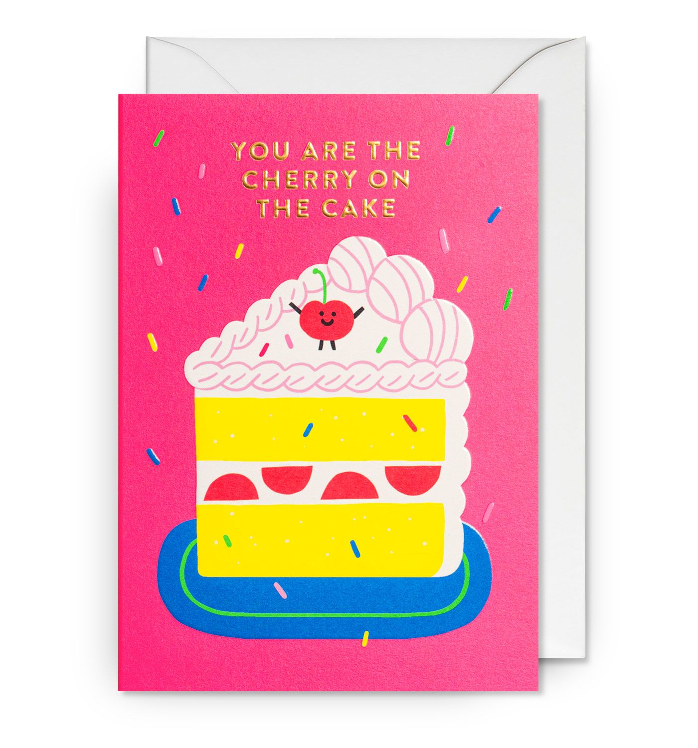 英國 LAGOM DESIGN 祝賀卡/ Jessica Das/ You're the Cherry on the Cake