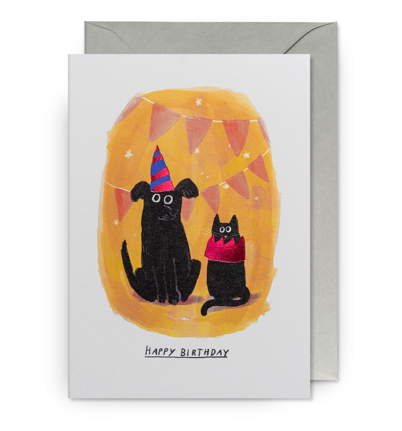 英國 LAGOM DESIGN 生日卡/ John Bond/ Party Hats