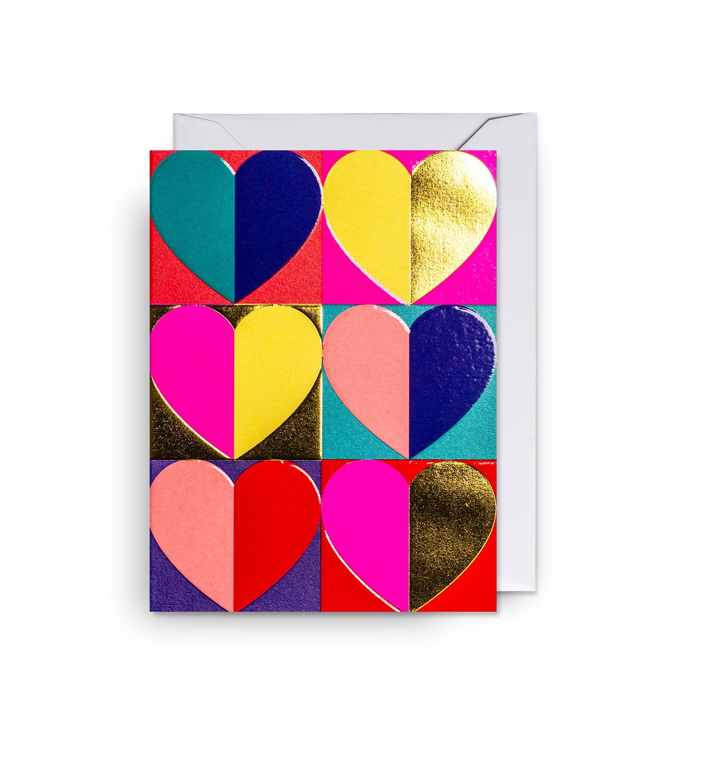 英國 LAGOM DESIGN 萬用卡/ Mini Cards/ Cozy/ Love Hearts