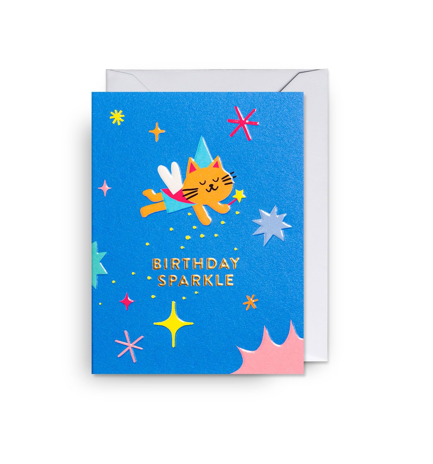 英國 LAGOM DESIGN 生日卡/ Mini Cards/ Jessica Das/ Birthday Sparkle