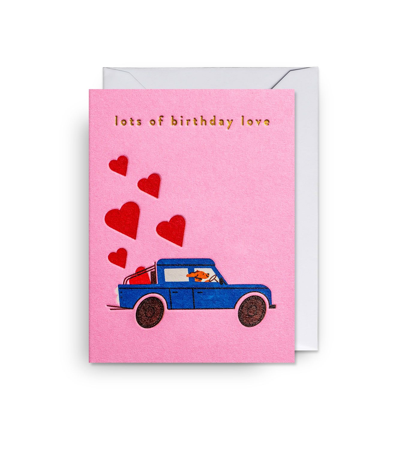英國 LAGOM DESIGN 生日卡/ Mini Cards/ Molly McCammon/ Lots of Birthday Love