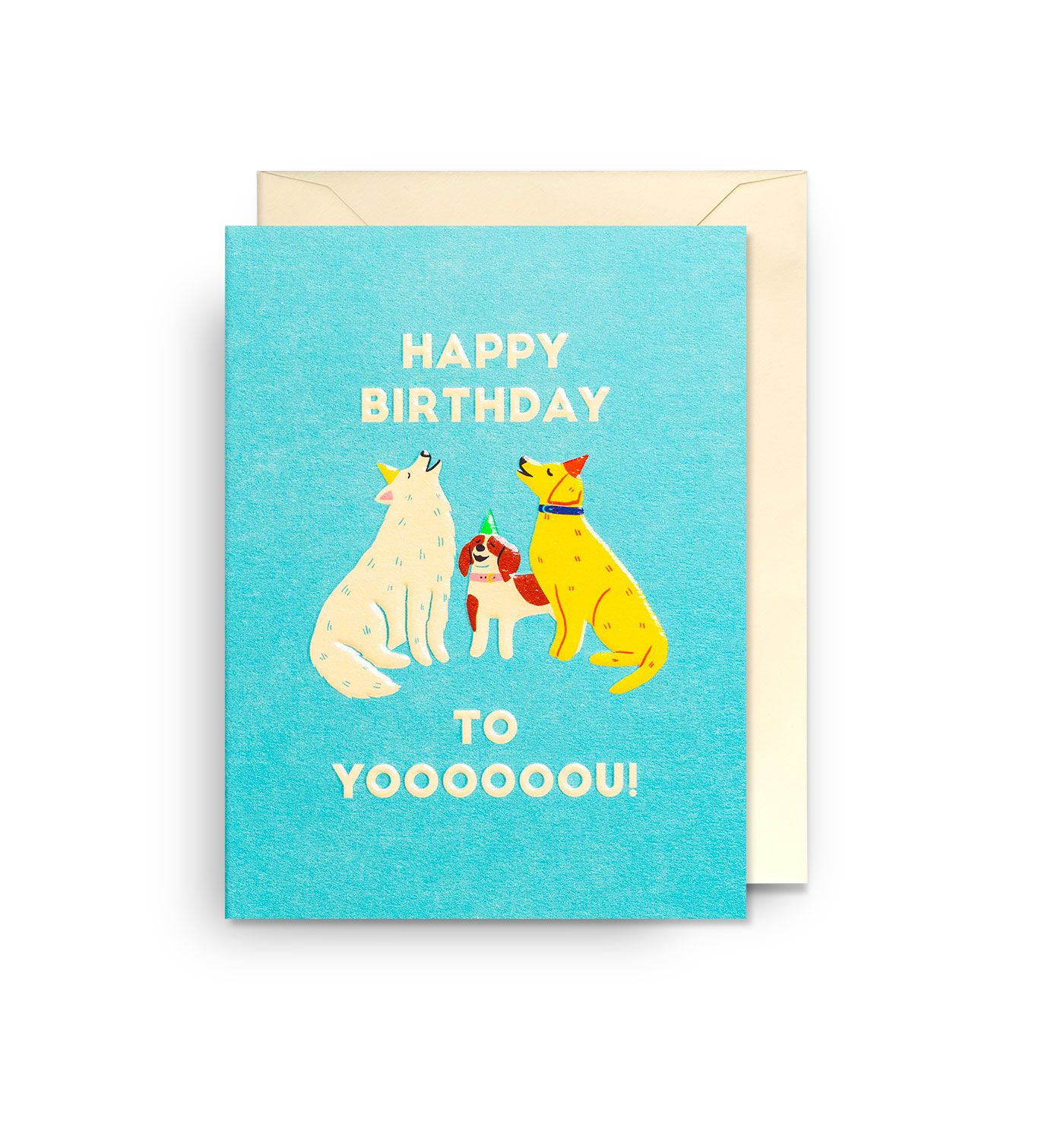 英國 LAGOM DESIGN 生日卡/ Mini Cards/ Naomi Wilkinson/ Happy Birthday To Yoooooou!