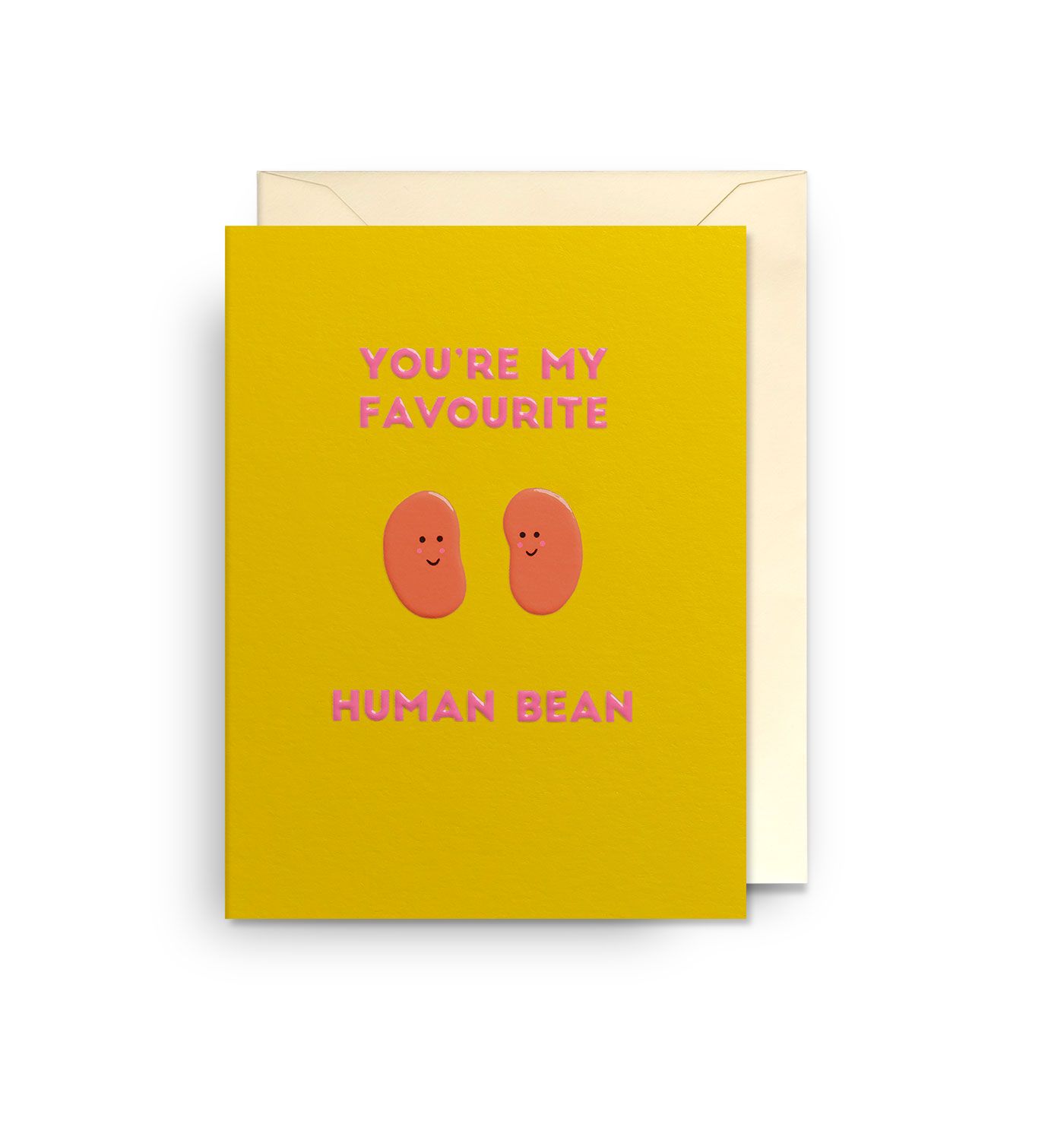 英國 LAGOM DESIGN 情人卡/ Mini Cards/ Naomi Wilkinson/ You're My Favorite Human Bean
