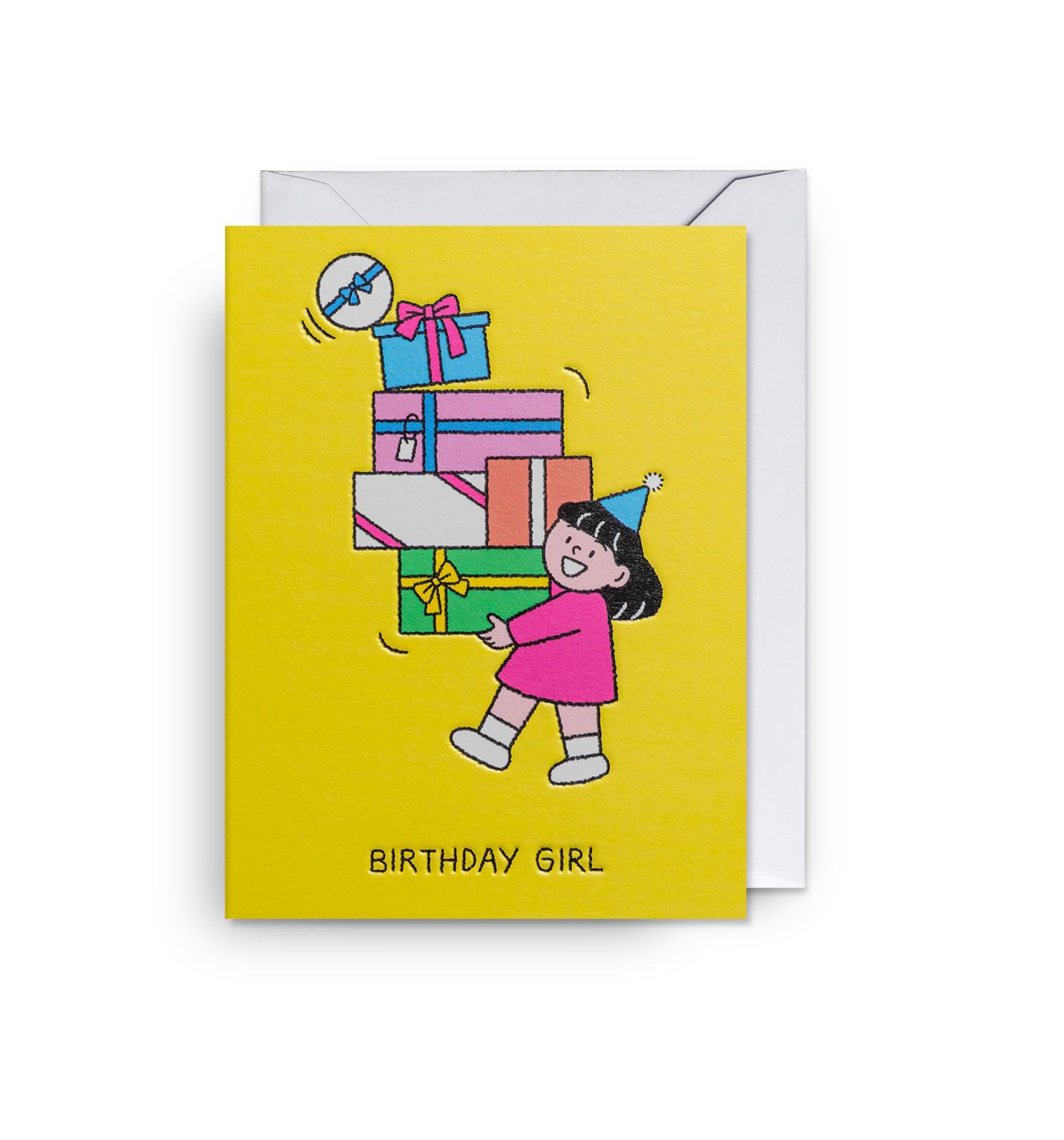 英國 LAGOM DESIGN 生日卡/ Mini Cards/ Sundae Kids/ Birthday Girl