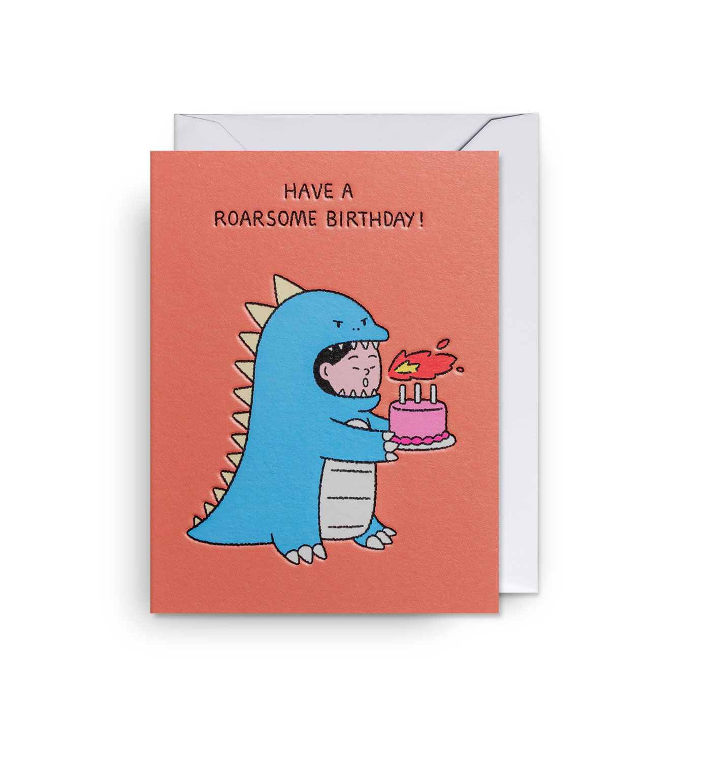 英國 LAGOM DESIGN 生日卡/ Mini Cards/ Sundae Kids/ Have a Roarsome Birthday!