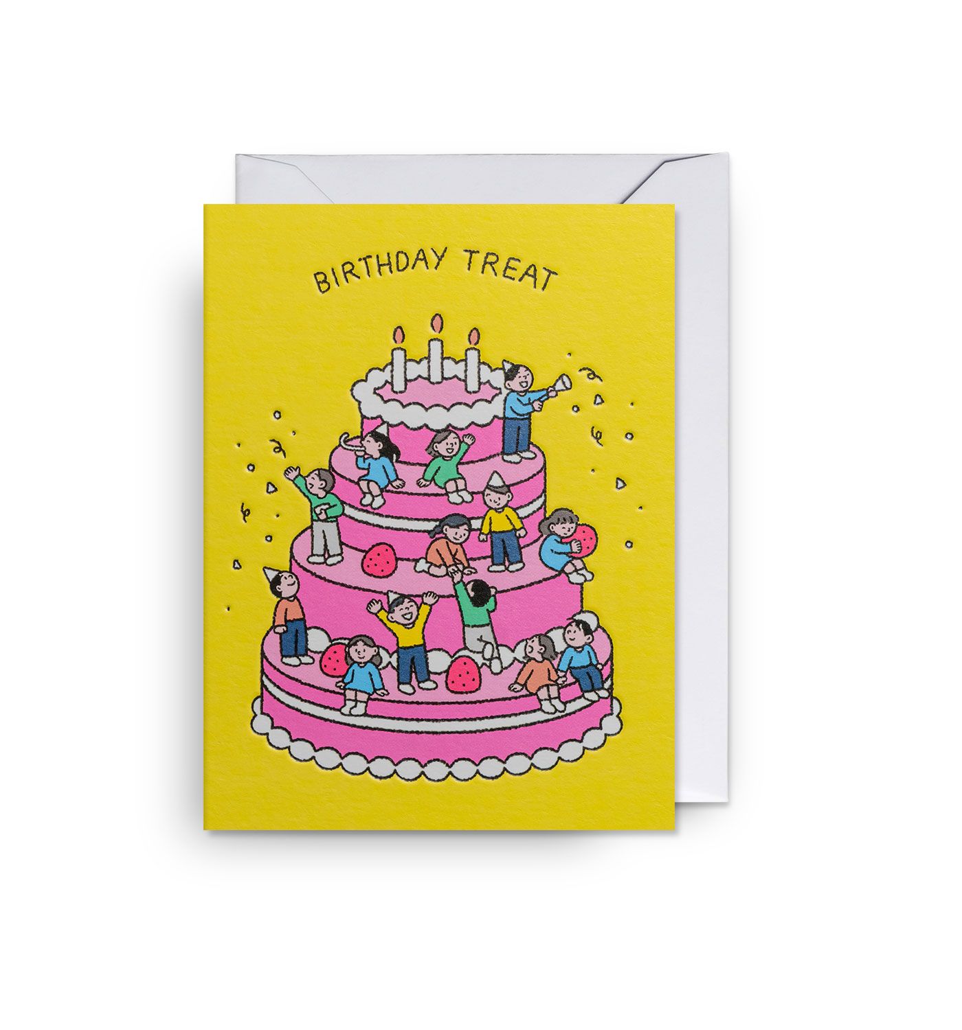 英國 LAGOM DESIGN 生日卡/ Mini Cards/ Sundae Kids/ Birthday Treat