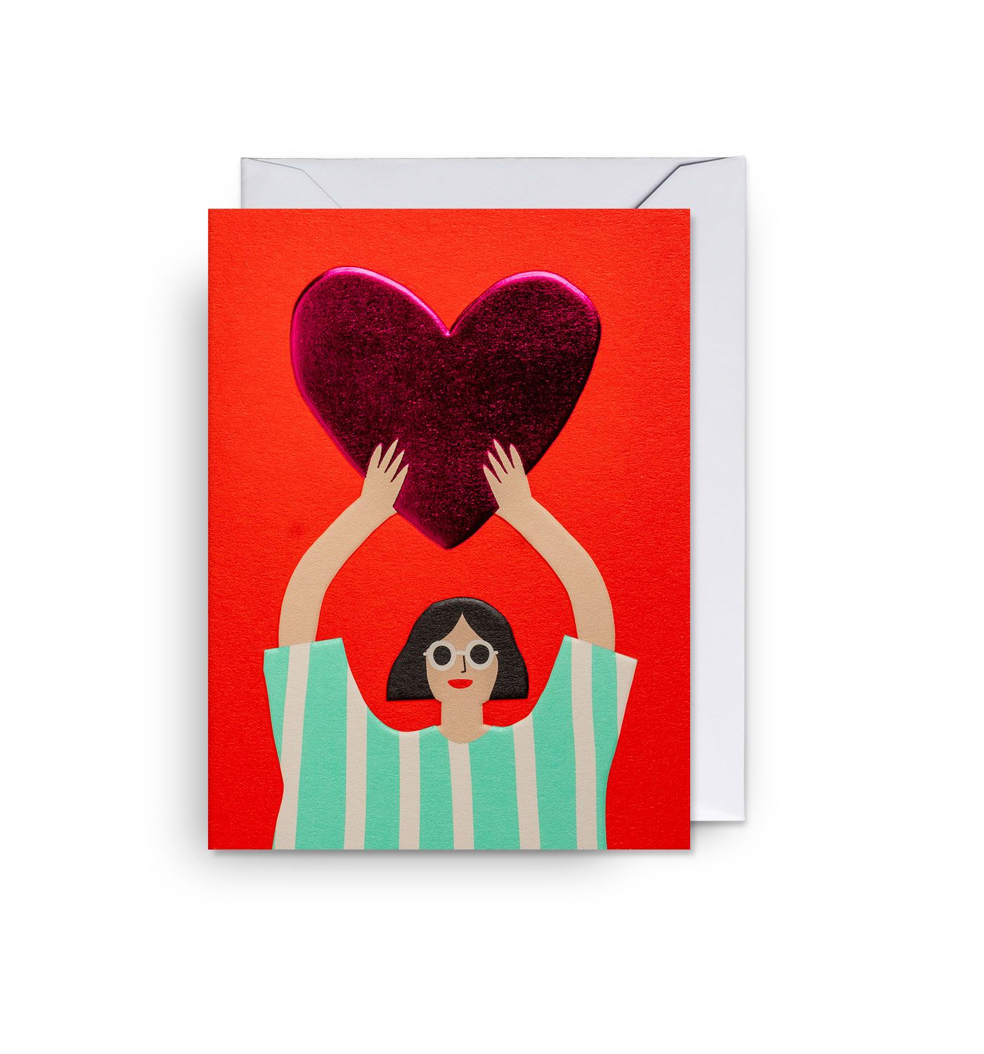 英國 LAGOM DESIGN 萬用卡/ Mini Cards/ Jennifer Bouron/ Love Heart