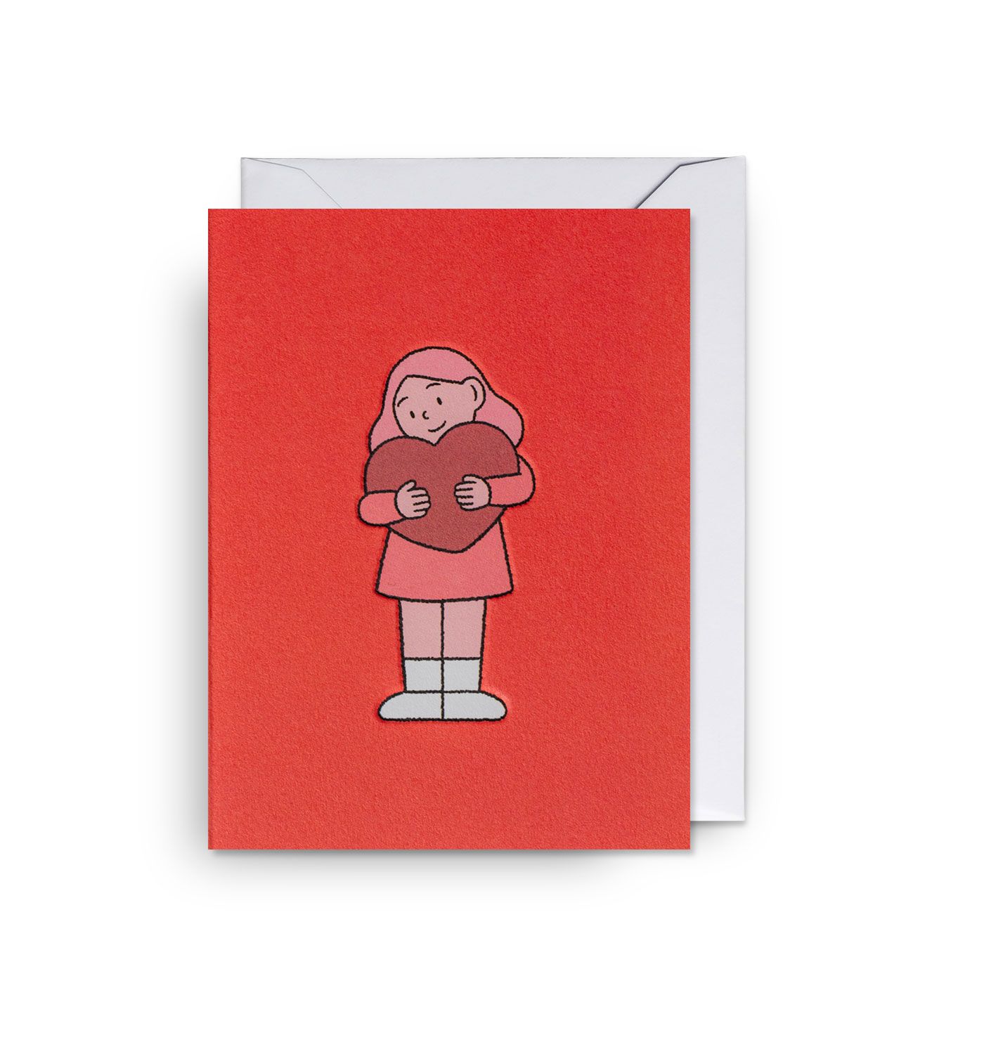 英國 LAGOM DESIGN 萬用卡/ Mini Cards/ Sundae Kids/ Love Heart Woman