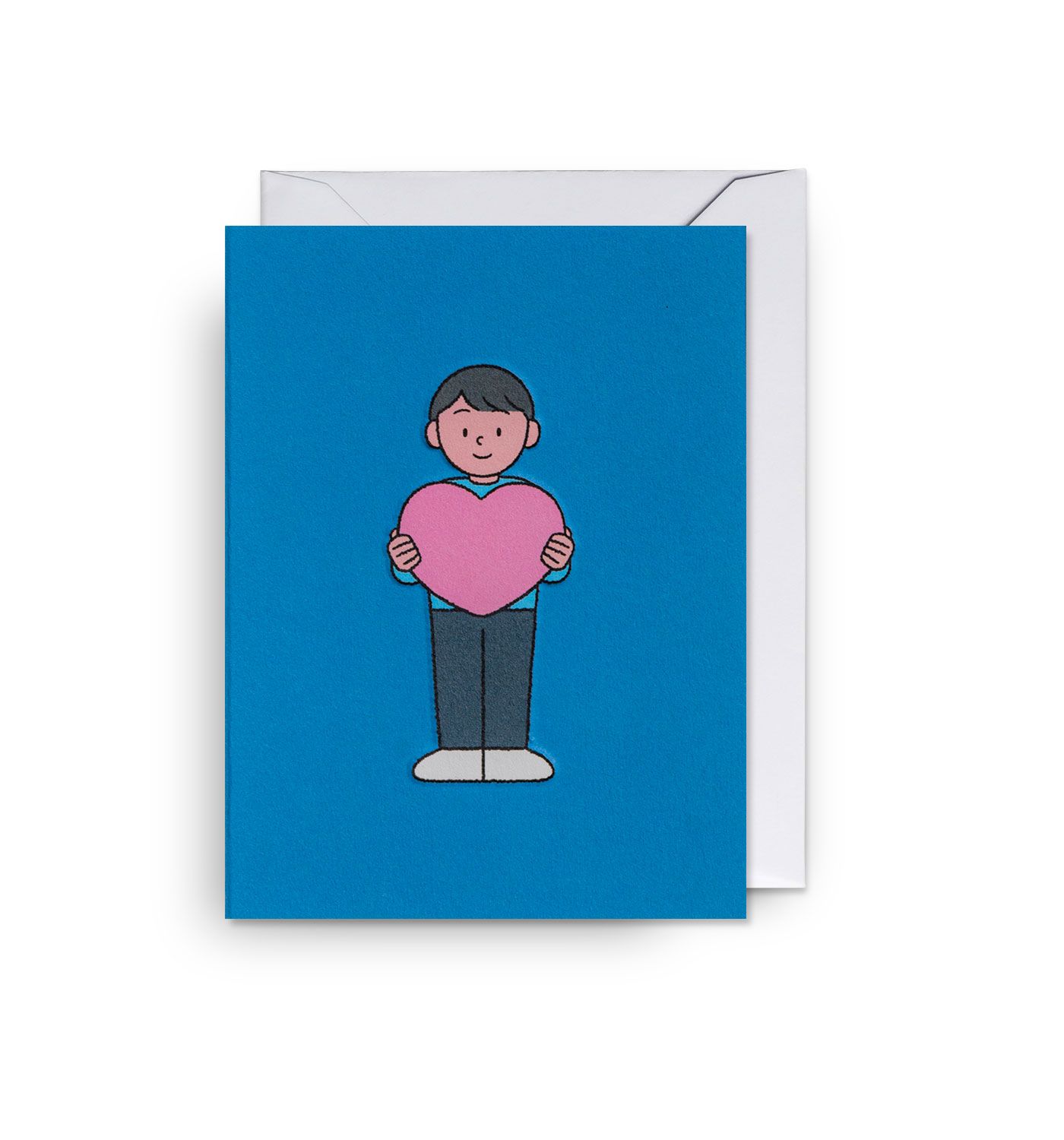 英國 LAGOM DESIGN 萬用卡/ Mini Cards/ Sundae Kids/ Love Heart Man
