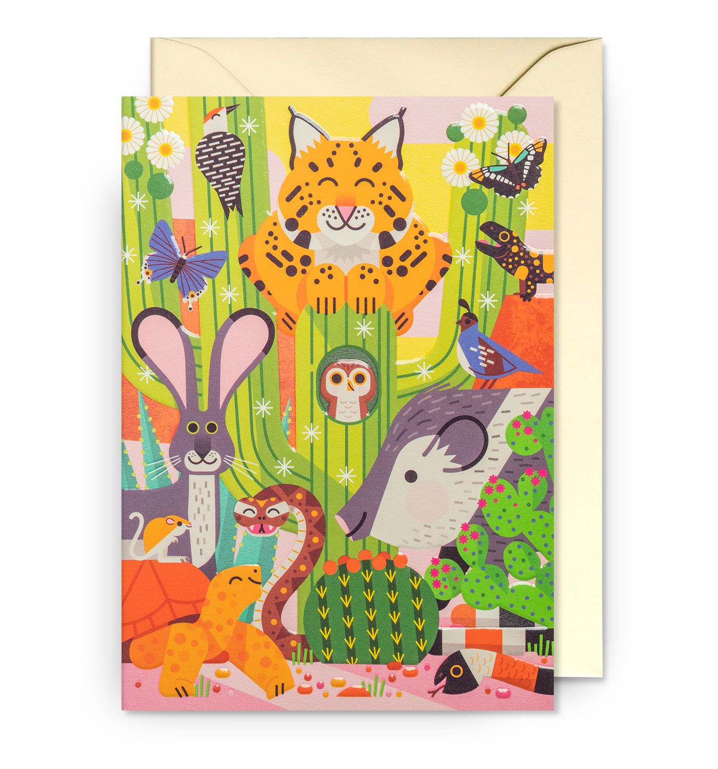 英國 LAGOM DESIGN 萬用卡/ Allison Black/ Desert