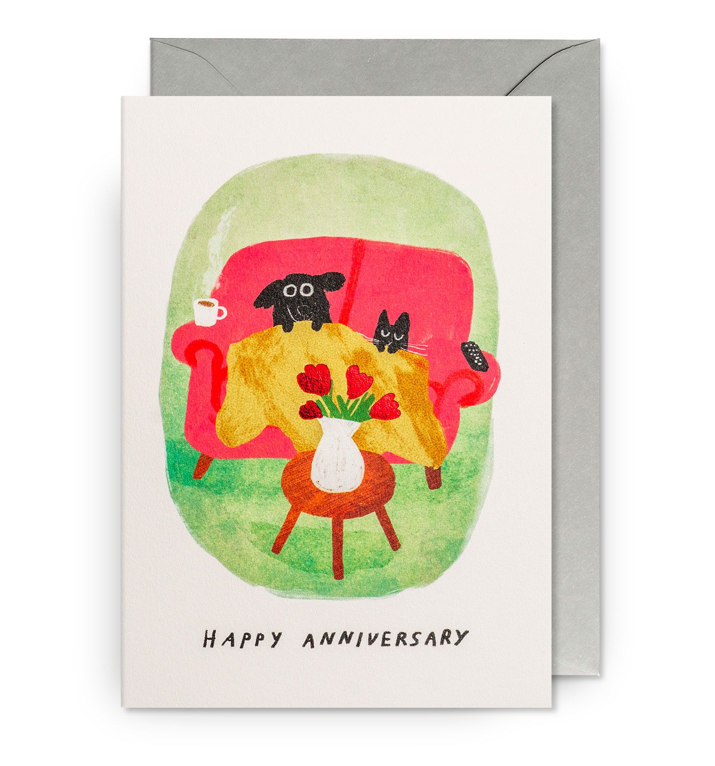 英國 LAGOM DESIGN 週年紀念卡/ John Bond/ Happy Anniversary