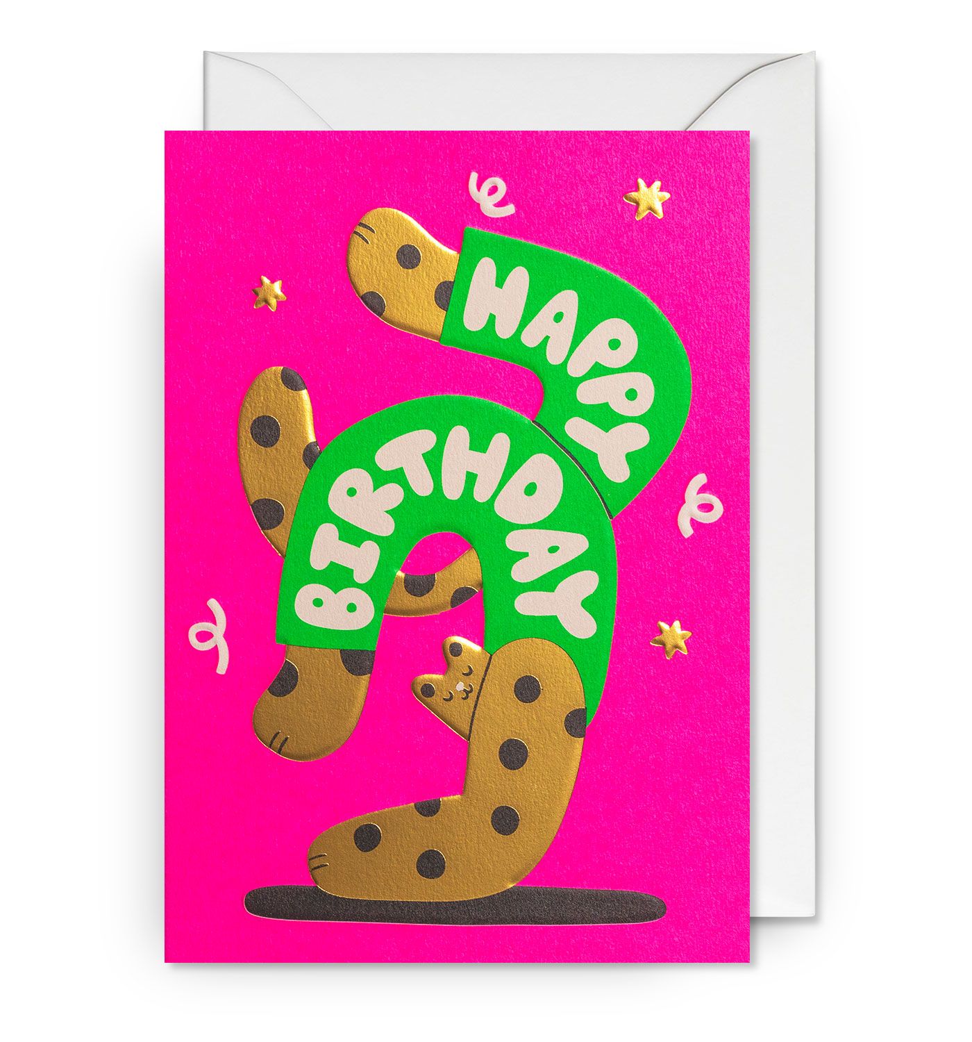 英國 LAGOM DESIGN 生日卡/ Judit Zengovari/ Yoga Cat