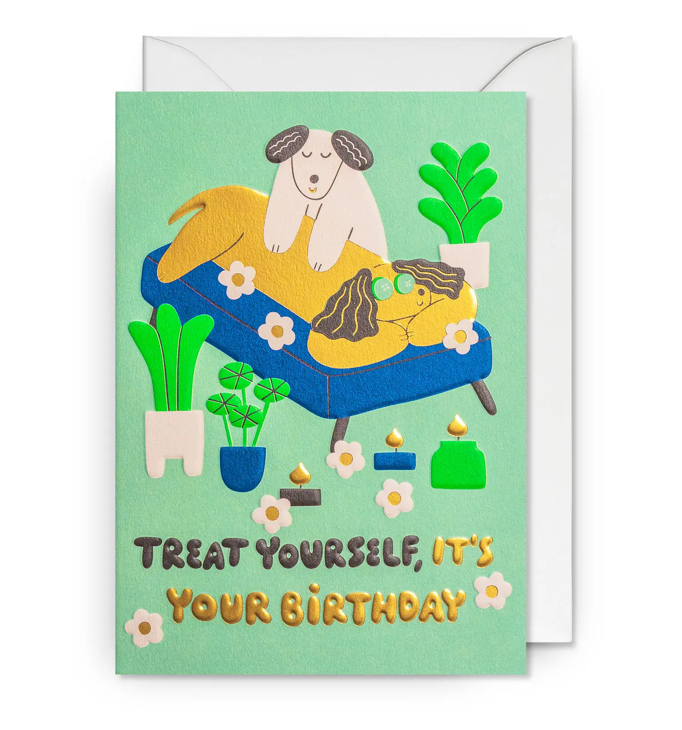 英國 LAGOM DESIGN 生日卡/ Judit Zengovari/ Treat Yourself